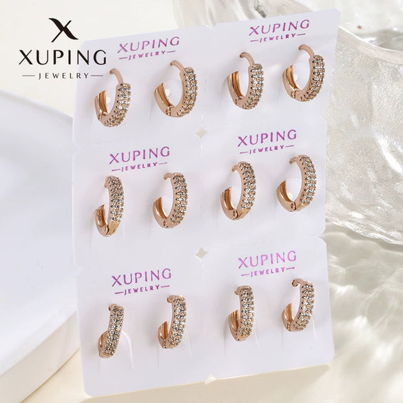Wholesale Jewelry Geometric Copper Alloy Electroplated Women's Earrings