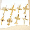 Wholesale Jewelry Geometric Copper Cross Pendant Necklace Hiphop Style Electroplated For Men And Women