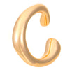 Wholesale Jewelry Geometric Copper Cshaped Electroplated Ear Clip Open Earrings Unisex