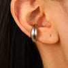 Wholesale Jewelry Geometric Copper Cshaped Electroplated Ear Clip Open Earrings Unisex