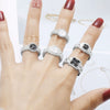 Wholesale Jewelry Geometric Copper Electroplated Ring