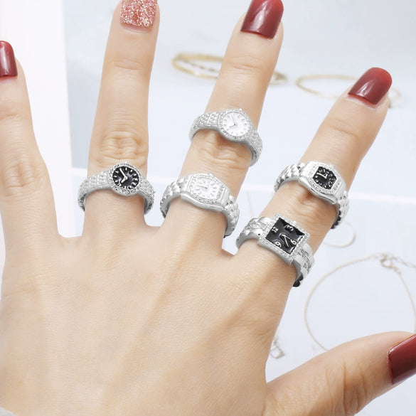 Wholesale Jewelry Geometric Copper Electroplated Ring