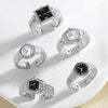 Wholesale Jewelry Geometric Copper Electroplated Ring