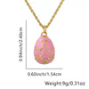 Wholesale Jewelry Geometric Copper Electroplating Dripping Oil Pendant Necklace