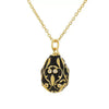 Wholesale Jewelry Geometric Copper Electroplating Dripping Oil Pendant Necklace