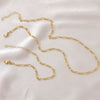 Wholesale Jewelry Geometric Copper Gold Plated Bracelet And Necklace Set
