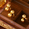 Wholesale Jewelry Geometric Copper Gold Plated Ring For Women