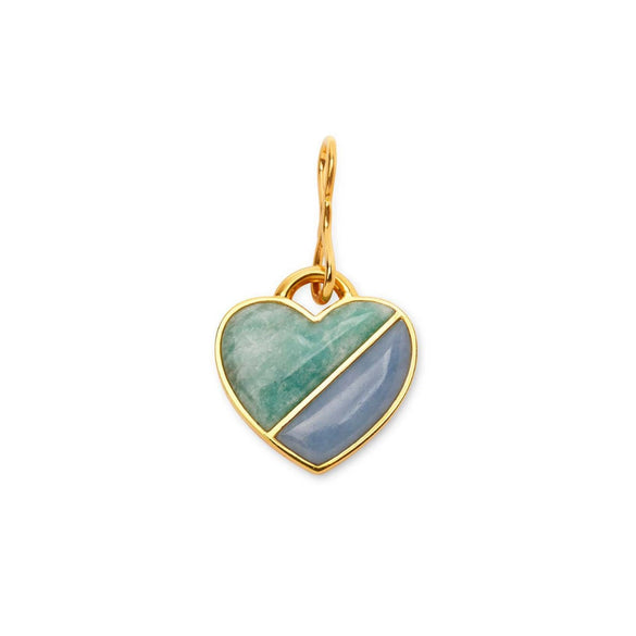 Wholesale Jewelry Geometric Copper Heart Shape Pendant Necklace With Regular Chain Gold Plated