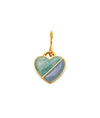 Wholesale Jewelry Geometric Copper Heart Shape Pendant Necklace With Regular Chain Gold Plated
