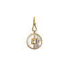 Wholesale Jewelry Geometric Copper Heart Shape Pendant Necklace With Regular Chain Gold Plated