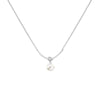 Wholesale Jewelry Geometric Copper Imitation Pearl Necklace With Electroplating And Small Opening Design Pendant And O Word Chain For Women