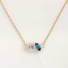 Wholesale Jewelry Geometric Copper Microinlaid Zircon Ochain Women's Personality Necklace