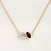 Wholesale Jewelry Geometric Copper Microinlaid Zircon Ochain Women's Personality Necklace