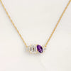 Wholesale Jewelry Geometric Copper Microinlaid Zircon Ochain Women's Personality Necklace