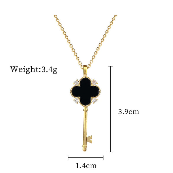 Wholesale Jewelry Geometric Copper Pendant Stainless Steel Necklace For Women