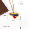 Wholesale Jewelry Geometric Copper Titanium Steel Zirconia Clavicle Chain Necklace