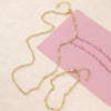 Wholesale Jewelry Geometric Copper Water Wave Chain Electroplated Necklace