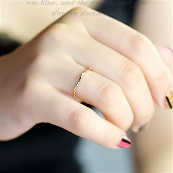 Wholesale Jewelry Geometric Copper Women's Ring With Electroplating