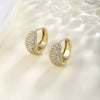 Wholesale Jewelry Geometric Copper Zinc Alloy Gold Plated Earrings For Women