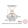 Wholesale Jewelry Geometric Cross Crown Zircon Pendant Necklace S925 Sterling Silver Electroplated