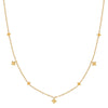 Wholesale Jewelry Geometric Fivepointed Star Titanium Steel Electroplated O Chain Necklace For Women