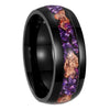 Wholesale Jewelry Geometric Gold Foil Inlaid Titanium Steel Ring For Men And Women
