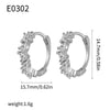 Wholesale Jewelry Geometric Gold Plated Copper Earrings