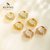 Wholesale Jewelry Geometric Gold Plated Copper Wheat Earrings For Women