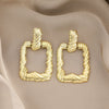 Wholesale Jewelry Geometric Irregular Alloy Earrings Retro Simple Style