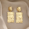 Wholesale Jewelry Geometric Irregular Alloy Earrings Retro Simple Style