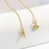 Wholesale Jewelry Geometric Leaf 925 Sterling Silver Zirconembedded Electroplated Pendant Necklace For Women
