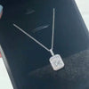 Wholesale Jewelry Geometric Mixed Gem Inlay Copper Ochain Women's Necklace