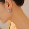 Wholesale Jewelry Geometric Multilayer 316L Stainless Steel Gold Plated Earrings