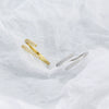 Wholesale Jewelry Geometric Open Ring S925 Silver Microinlaid Zircon Electroplated For Women