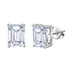Wholesale Jewelry Geometric S925 Silver Stud Earrings Plated With 14K Gold
