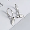 Wholesale Jewelry Geometric S925 Sterling Silver Bird Ear Buckle Earrings