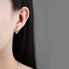 Wholesale Jewelry Geometric S925 Sterling Silver Electroplated Ear Stud For Women