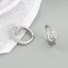 Wholesale Jewelry Geometric S925 Sterling Silver Electroplated Ear Stud For Women