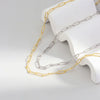Wholesale Jewelry Geometric S925 Sterling Silver Electroplated Necklace For Women