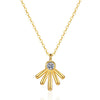 Wholesale Jewelry Geometric S925 Sterling Silver Irregular Necklace Creative Personality Design