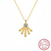 Wholesale Jewelry Geometric S925 Sterling Silver Irregular Necklace Creative Personality Design