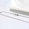 Wholesale Jewelry Geometric S925 Sterling Silver Twisted Chain Electroplated