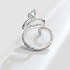 Wholesale Jewelry Geometric Snake Open Ring Copper Electroplating Style Animal