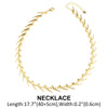 Wholesale Jewelry Geometric Spiked Thorns Copper Necklace For Women With Electroplating