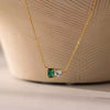 Wholesale Jewelry Geometric Stainless Steel 12 Birthstone Necklace And Bracelet 18K Gold Plated Electroplating