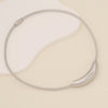 Wholesale Jewelry Geometric Stainless Steel Collar Exaggerated Personality Necklace With Electroplating