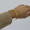 Wholesale Jewelry Geometric Stainless Steel Electroplated Bracelet