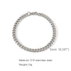 Wholesale Jewelry Geometric Stainless Steel Electroplating Round Grinding Unisex Bracelet