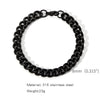 Wholesale Jewelry Geometric Stainless Steel Electroplating Round Grinding Unisex Bracelet