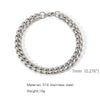 Wholesale Jewelry Geometric Stainless Steel Electroplating Round Grinding Unisex Bracelet